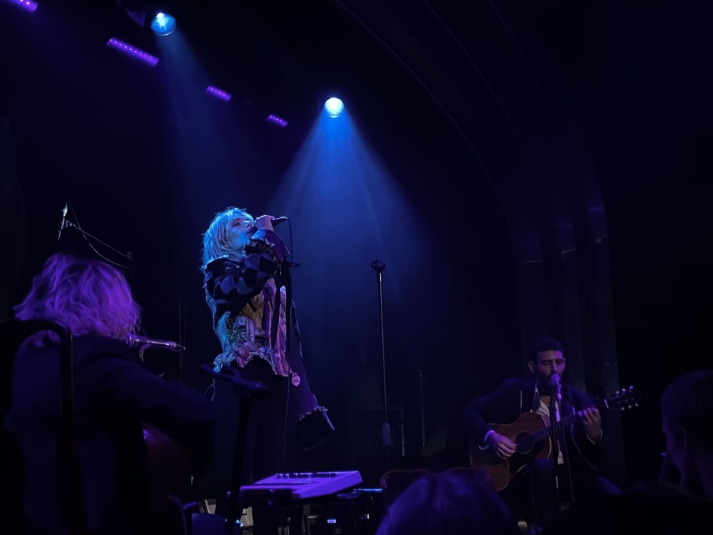 Maya Hawke at Lafayette in London with opener Manu&nbsp;Grace